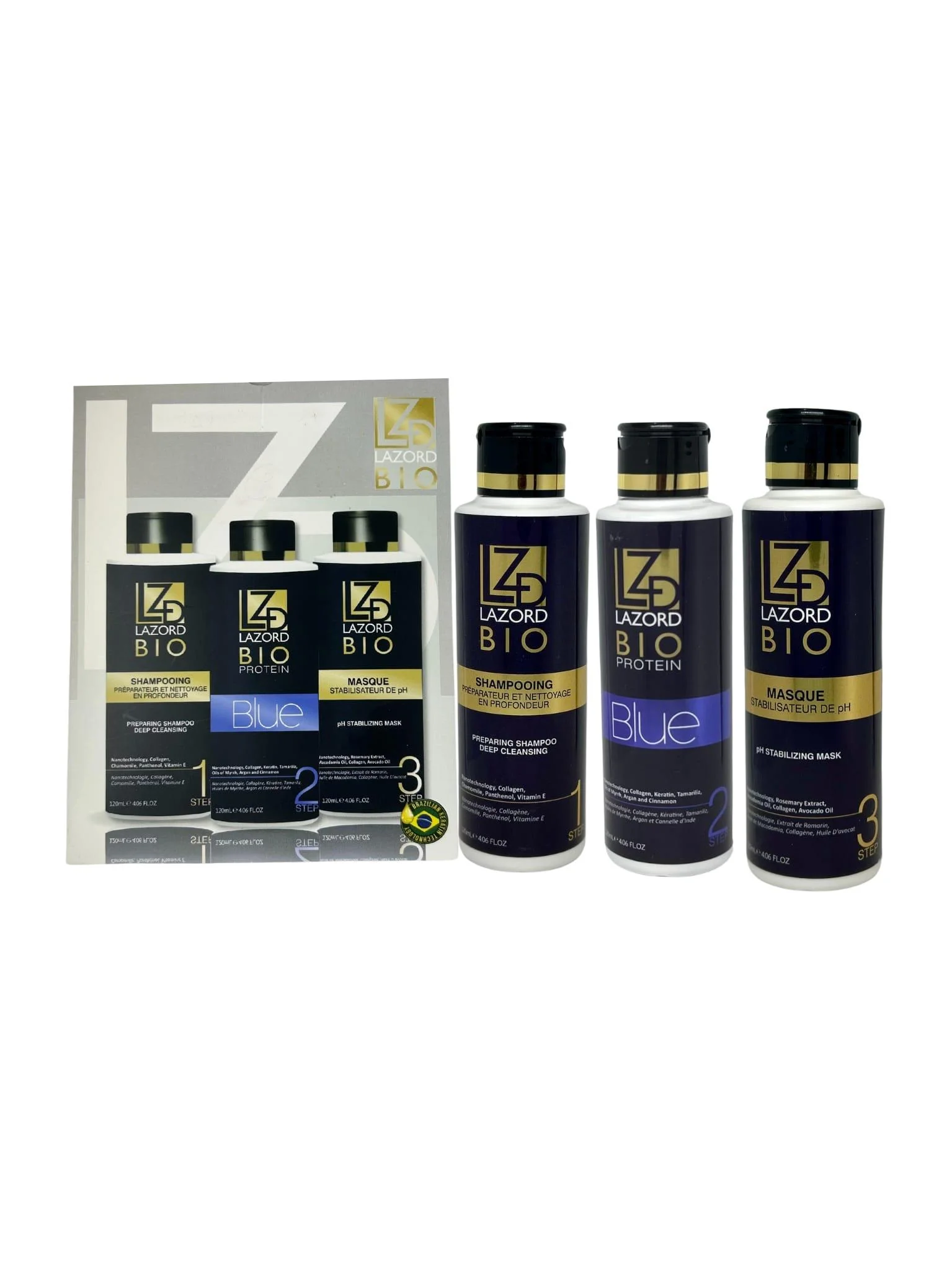 بروتين لازورد البرازيلي للشعر المصبوغ 120مل